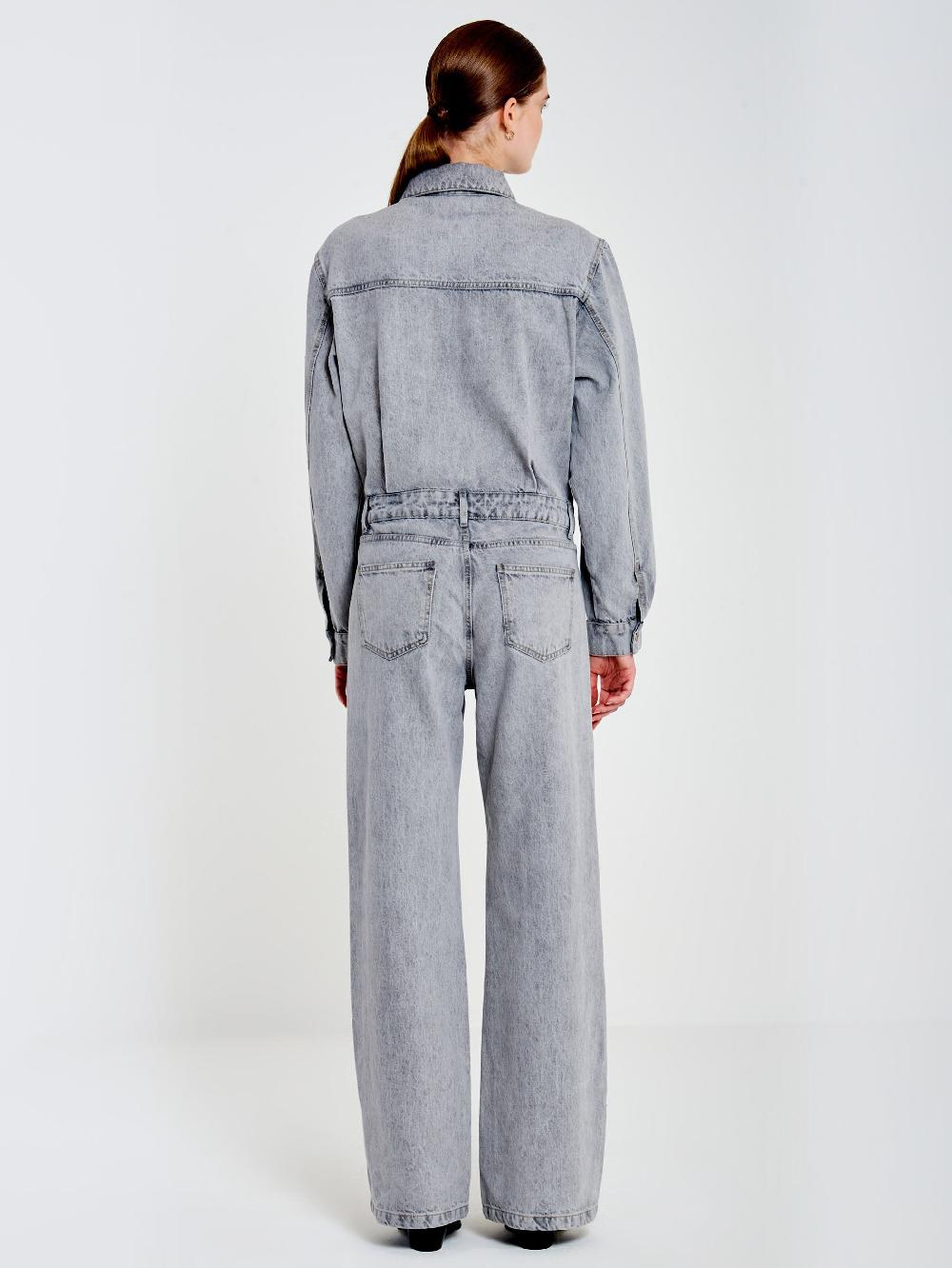 Vicolo Tuta in Denim Grigio – Vicolo Comprare a buon mercato