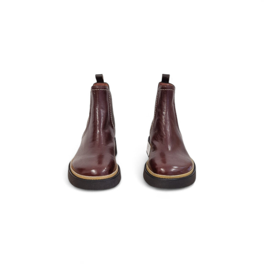 Viola Ricci Alice - Stivaletto beatles pelle mogano Negozio