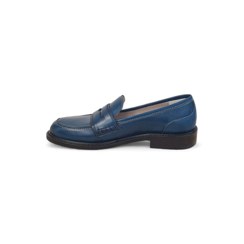 Viola Ricci Gaia - Mocassino nappa glove bleu' - basic Spedizione gratuita