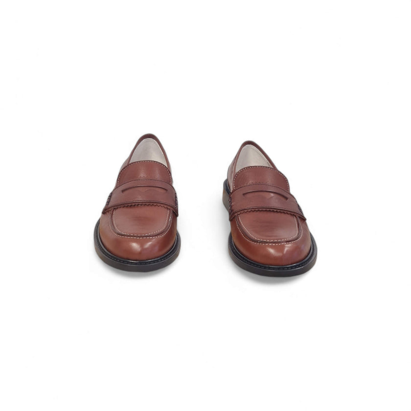 Viola Ricci Gaia - Mocassino nappa glove rhum - basic Prezzo di fabbrica