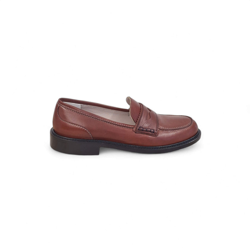 Viola Ricci Gaia - Mocassino nappa glove rhum - basic Prezzo di fabbrica