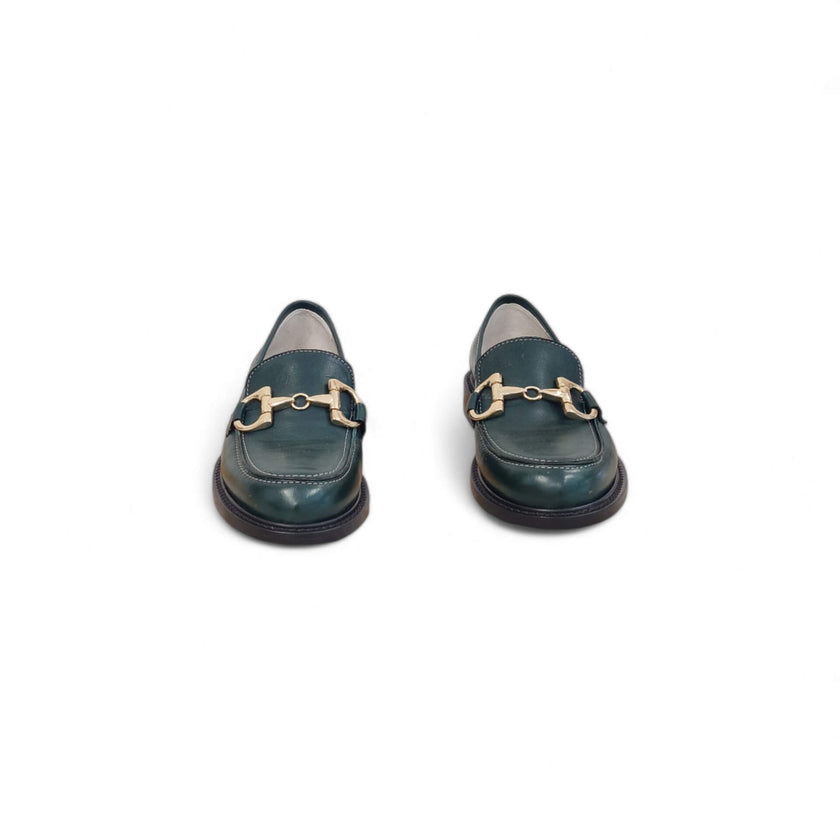 Viola Ricci Gaia - Mocassino nappa glove verde Comprare a buon mercato