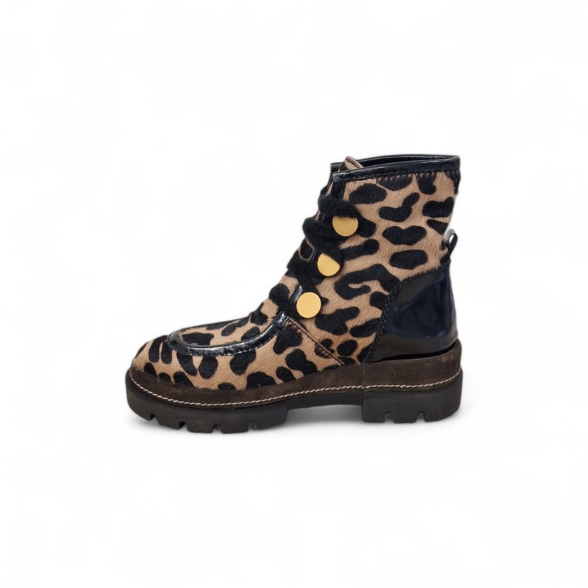 Viola Ricci Gio - Anfibio pelle maculato safari Shopping online