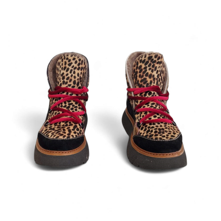 Viola Ricci Regina - tronchetto nero animalier - kombat Comprane uno, ottenene uno gratis