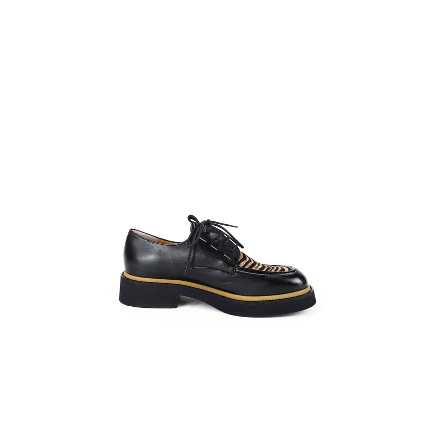 Viola Ricci Alice - Scarpa allacciata Nera Sconti VIP