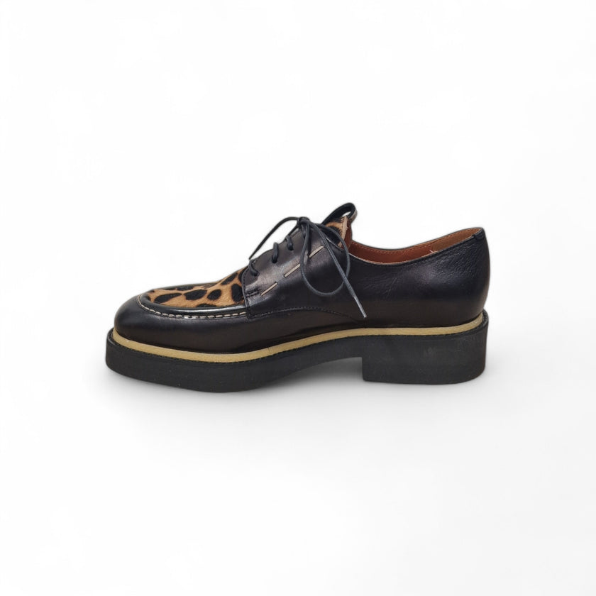 Viola Ricci Alice - Scarpa allacciata Nera Safari Prezzo basso