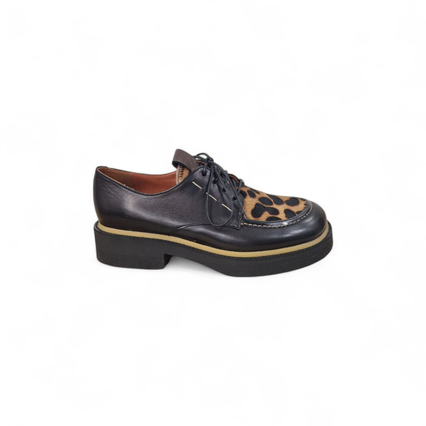 Viola Ricci Alice - Scarpa allacciata Nera Safari Prezzo basso