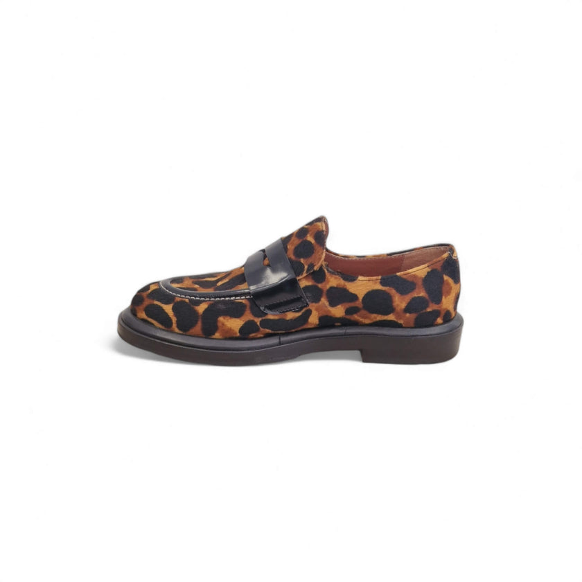 Viola Ricci Gio - Mocassino pelle cavallino savana Fino al 65% di sconto