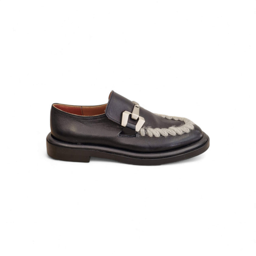 Viola Ricci Gio - Mocassino pelle nera Only for today