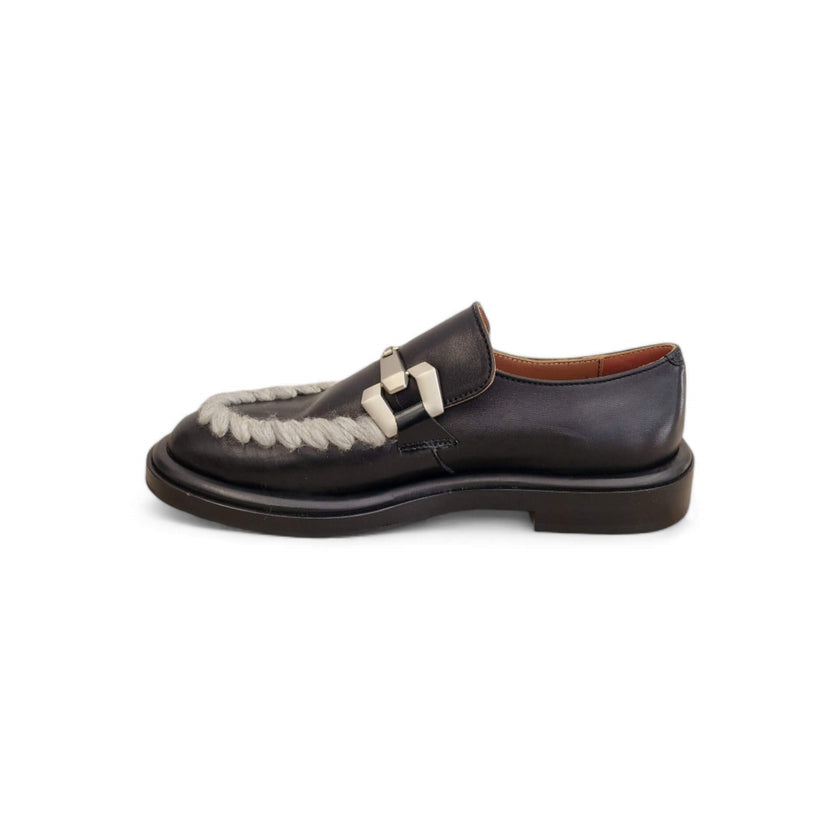 Viola Ricci Gio - Mocassino pelle nera Only for today