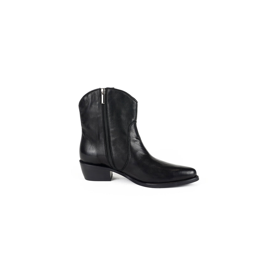 Viola Ricci Luise - Stivaletto texano Nero Presa