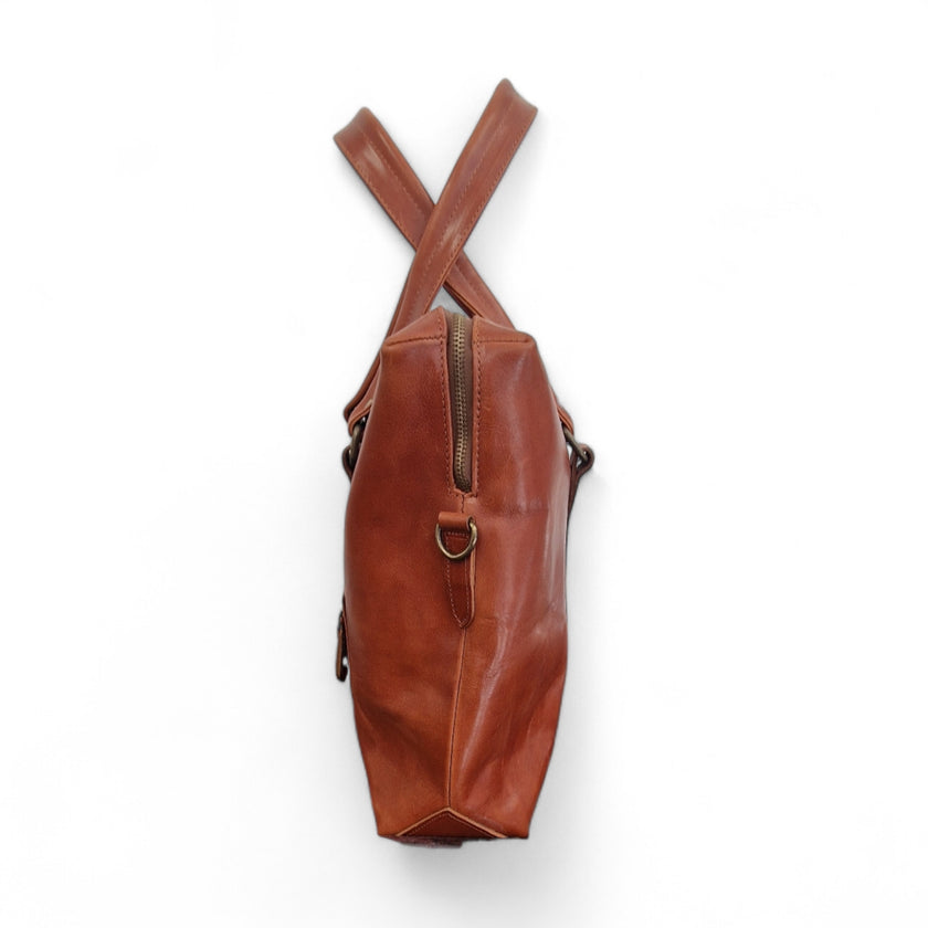 Viola Ricci Mail - Borsa in pelle rhum Saldi Di Fabbrica