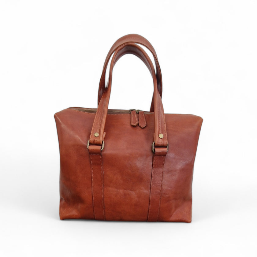 Viola Ricci Mail - Borsa in pelle rhum Nuova