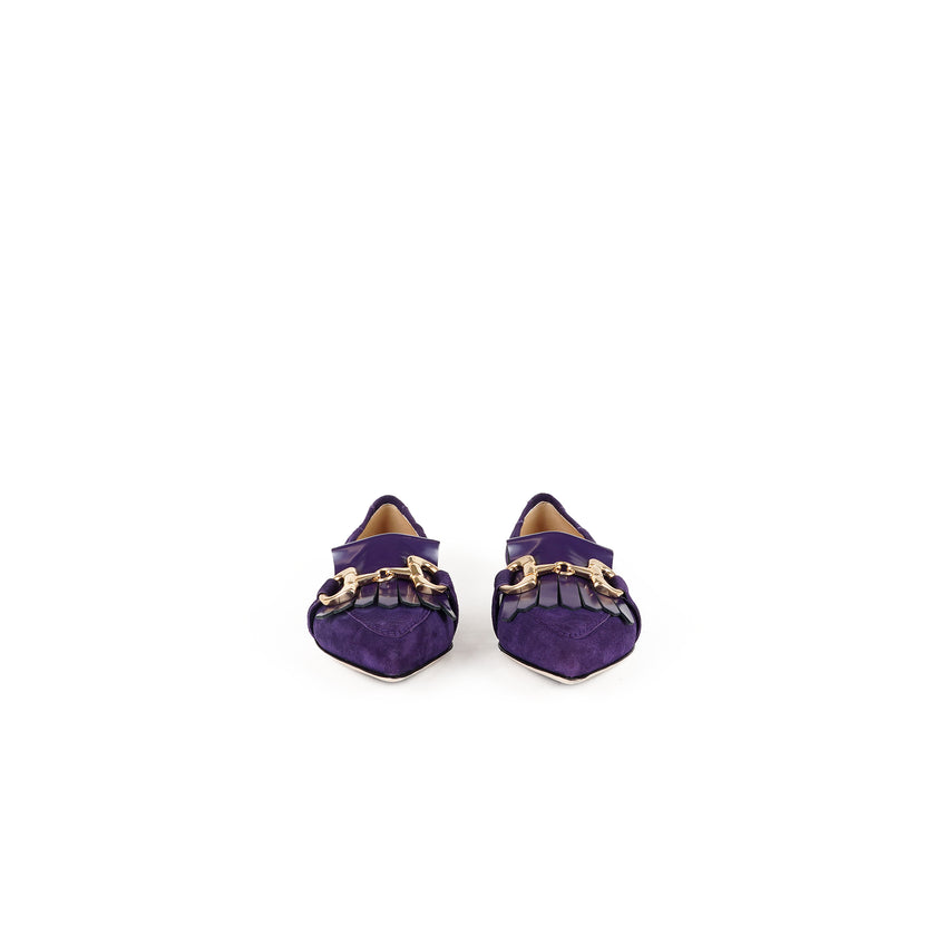 Viola Ricci Venus - Mocassino in camoscio Viola Vendite stagionali