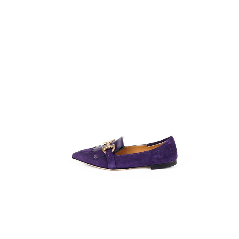 Viola Ricci Venus - Mocassino in camoscio Viola Vendite stagionali