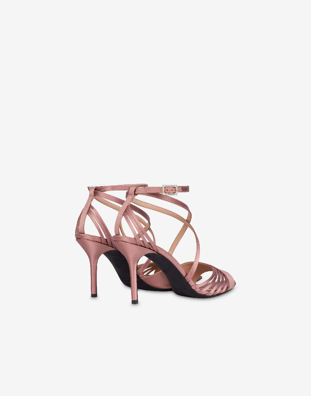 Alberta Ferretti Sandali in raso Evening In Vendita