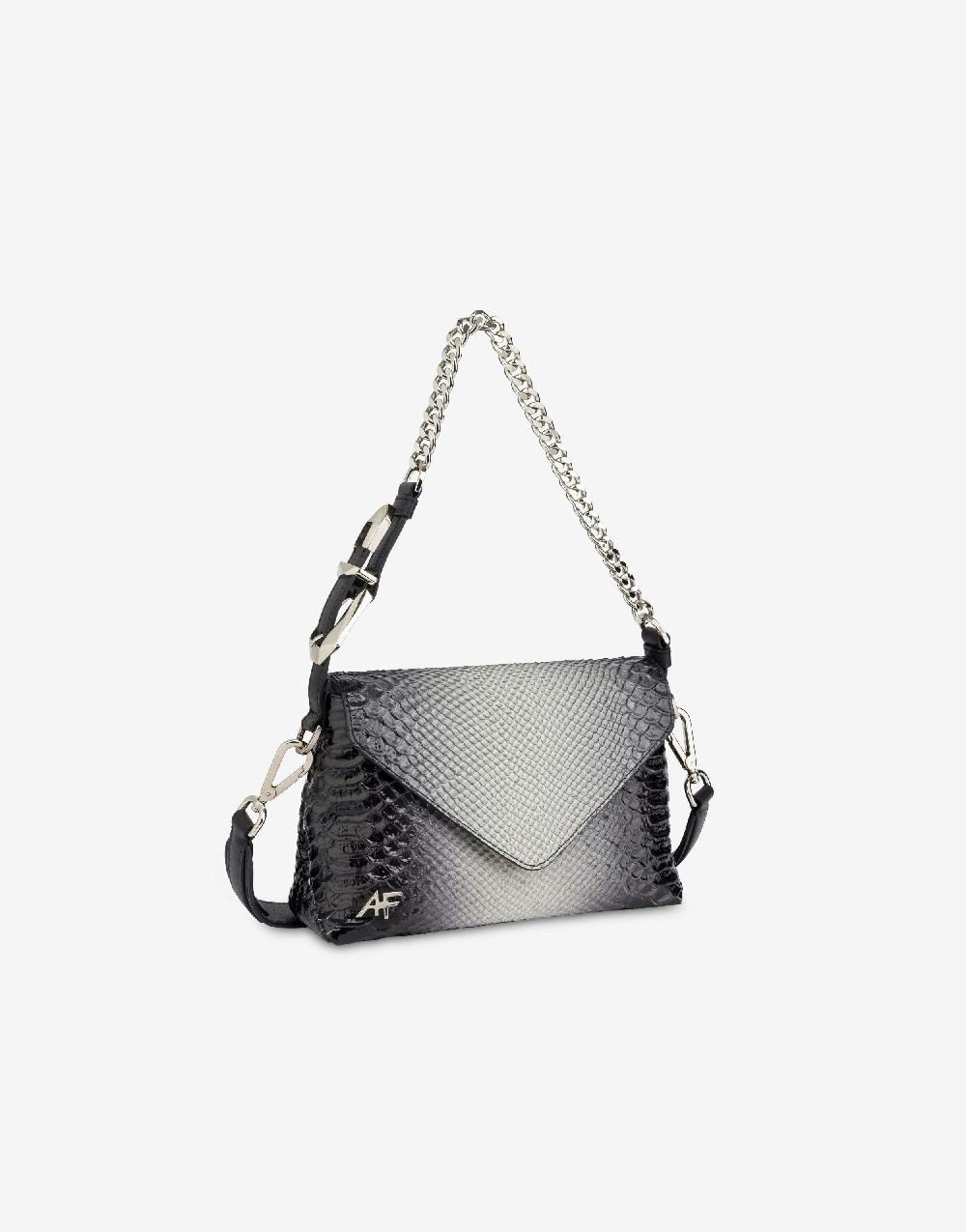 Alberta Ferretti Dori bag small con stampa pitone bicolor degradé Saldi