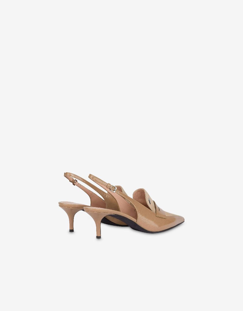 Alberta Ferretti Slingback in vitello e camoscio Penny Nuova