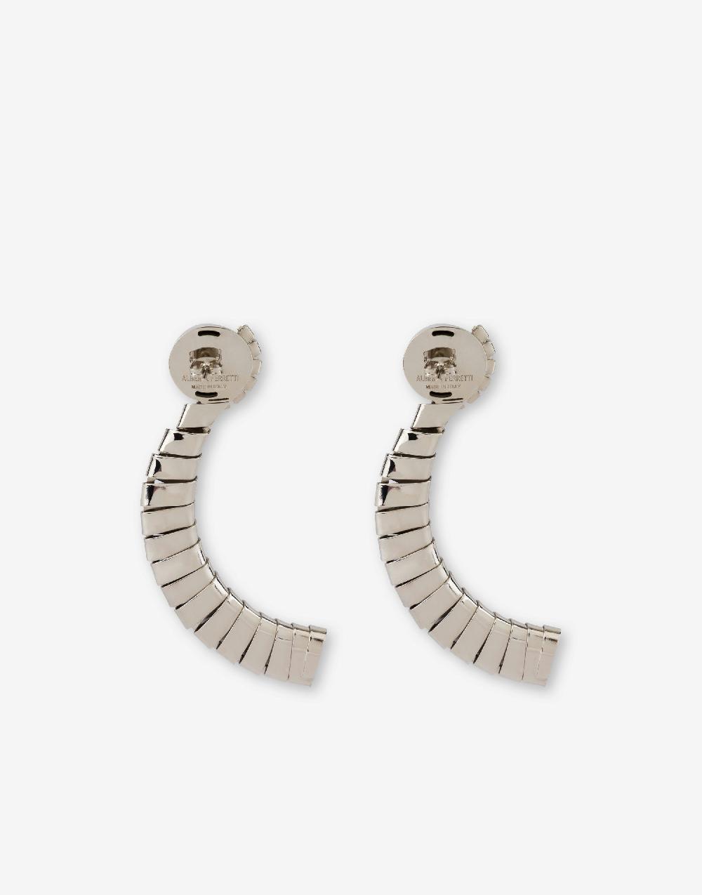 Alberta Ferretti Orecchini in metallo argento 2025