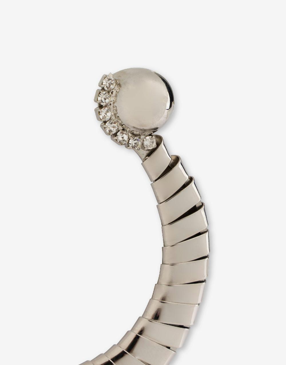 Alberta Ferretti Orecchini in metallo argento 2025