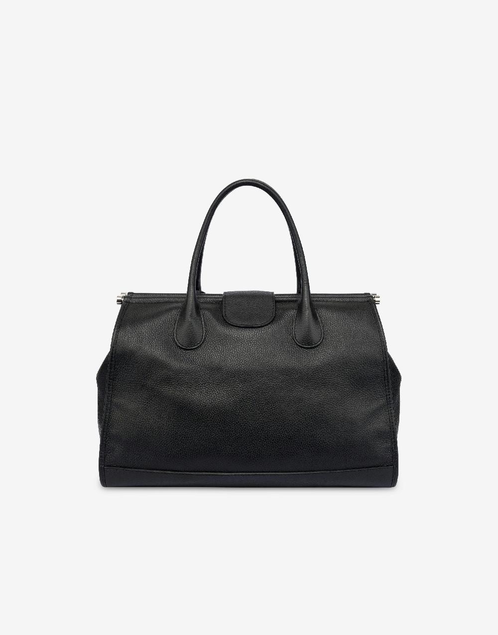Alberta Ferretti Borsa doppio manico in vitello granato Outlet