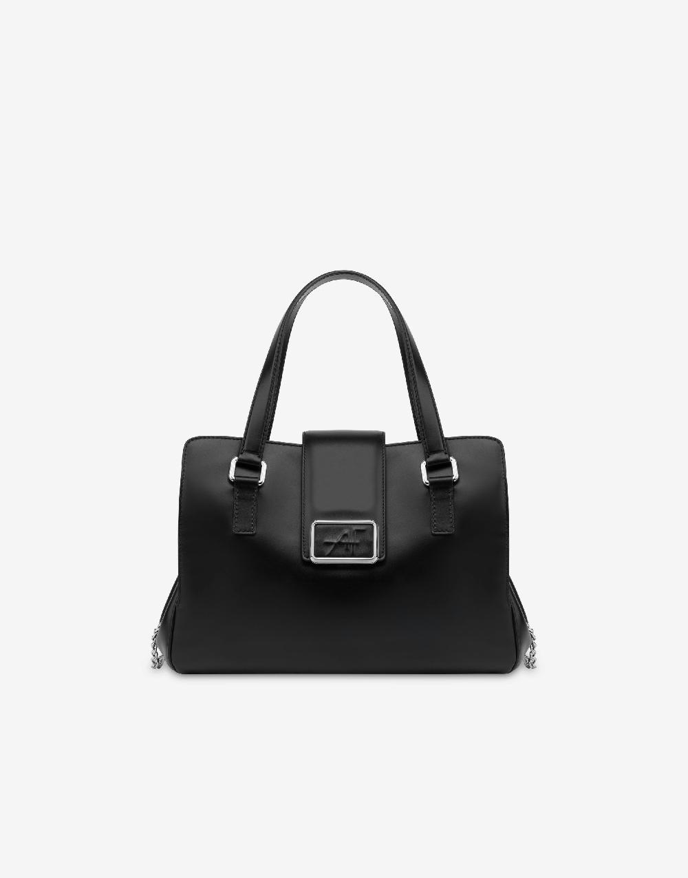 Alberta Ferretti Borsa doppio manico in vitello Allure Vendita Calda
