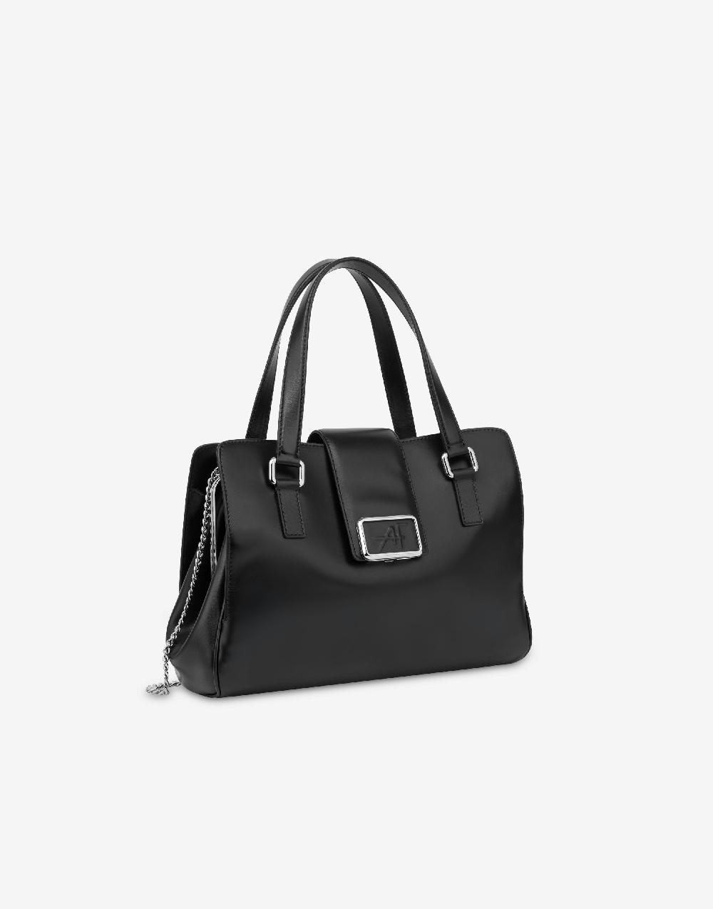 Alberta Ferretti Borsa doppio manico in vitello Allure Vendita Calda