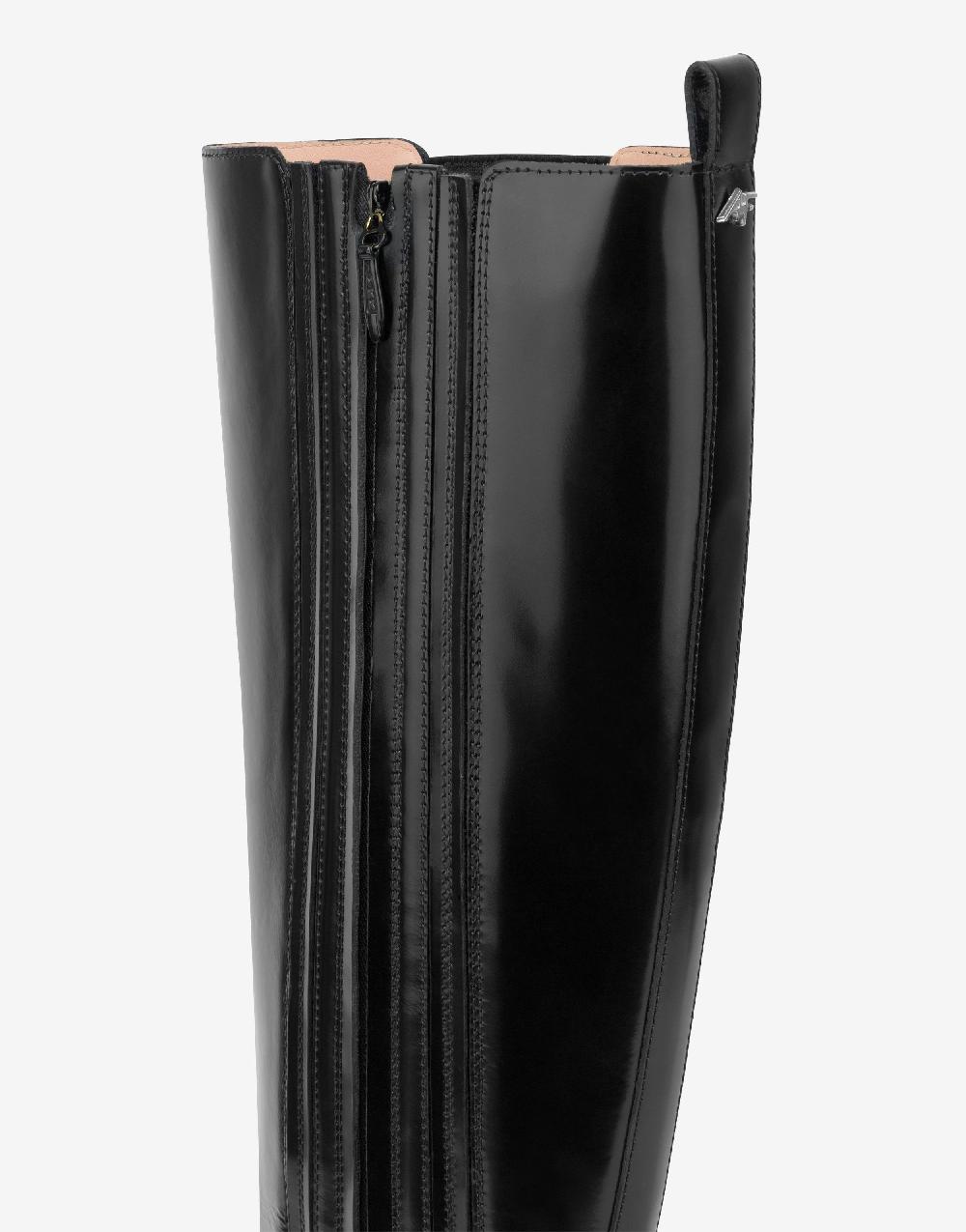 Alberta Ferretti Stivali in vitello spazzolato Italy