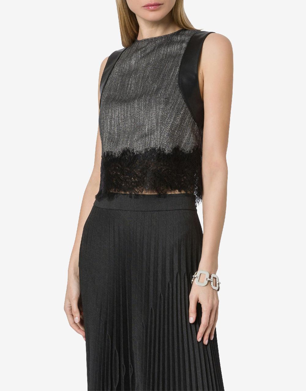 Alberta Ferretti Bracciale in metallo con strass Consegna Veloce