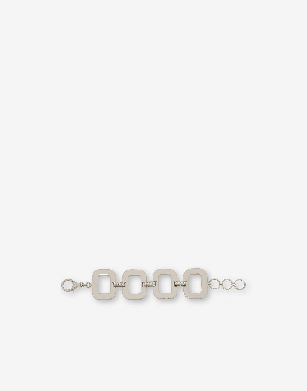 Alberta Ferretti Bracciale in metallo con strass Consegna Veloce