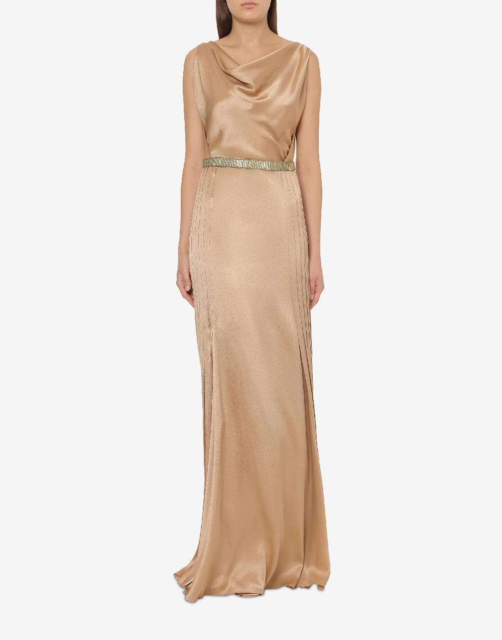 Alberta Ferretti Cintura con paillettes effetto metallico Convenienza