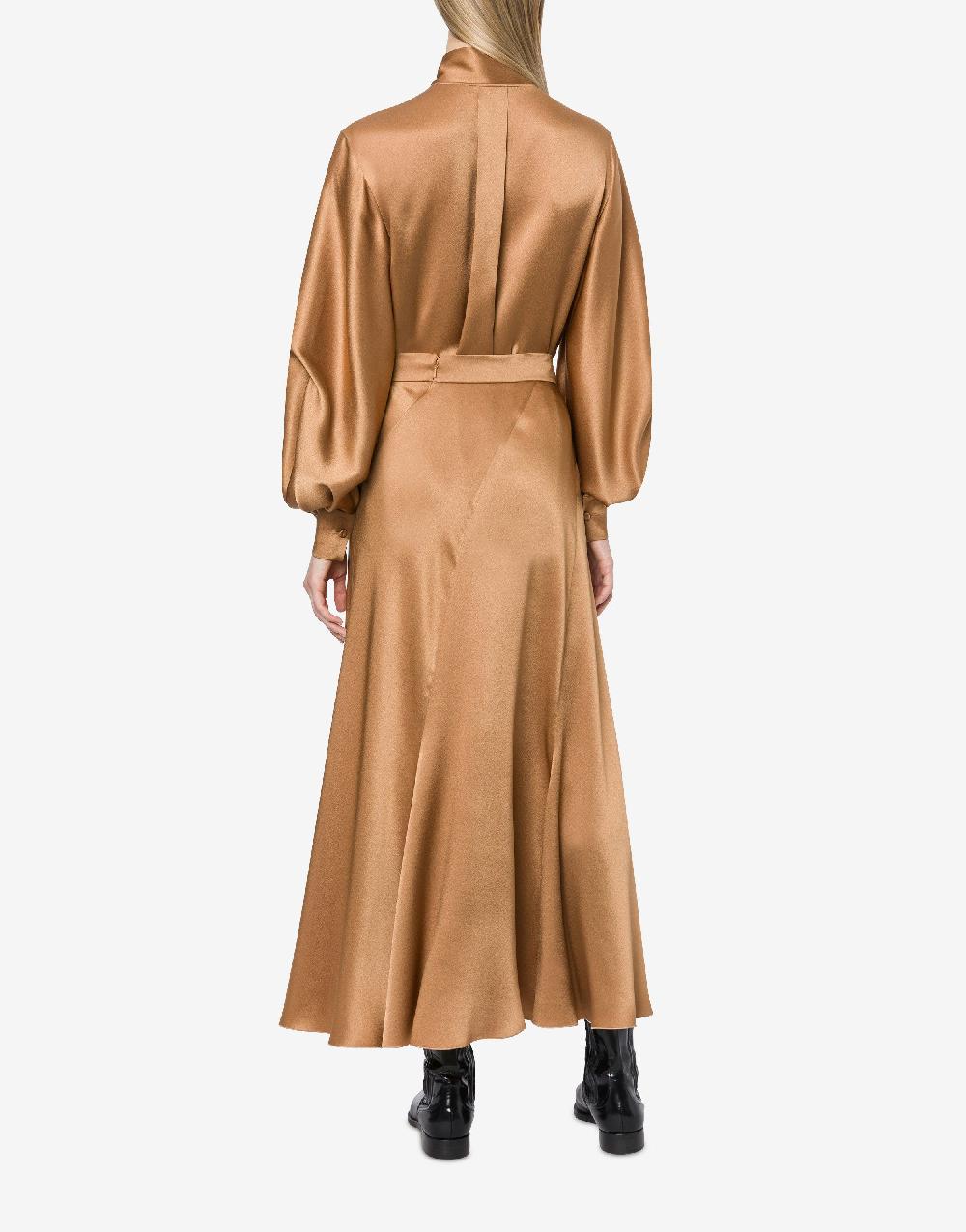 Alberta Ferretti Gonna longuette in raso In Vendita