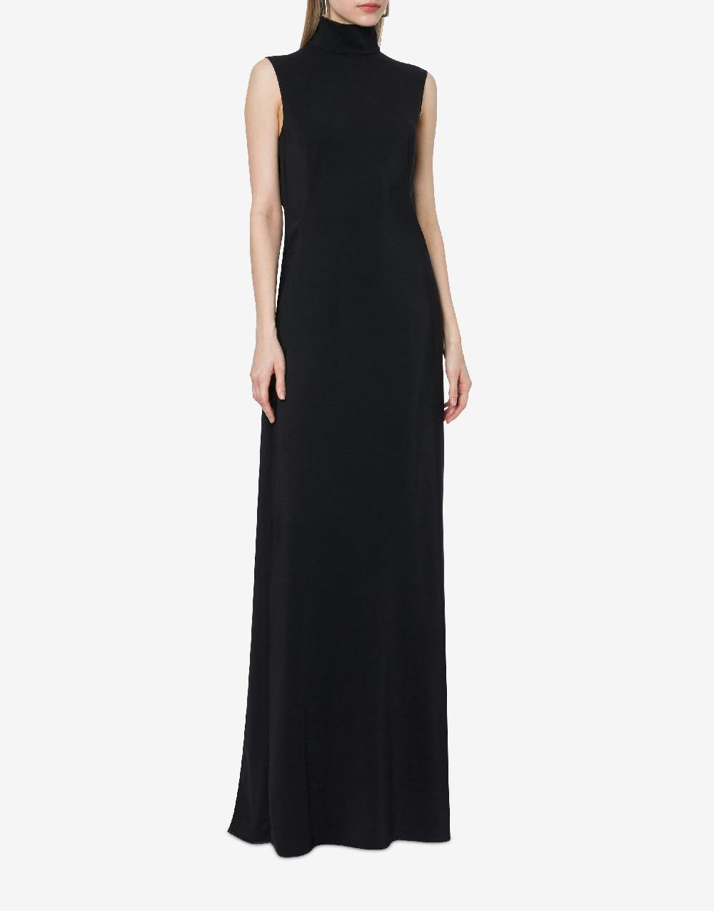 Alberta Ferretti Abito lungo in cady stretch Vendita Economica