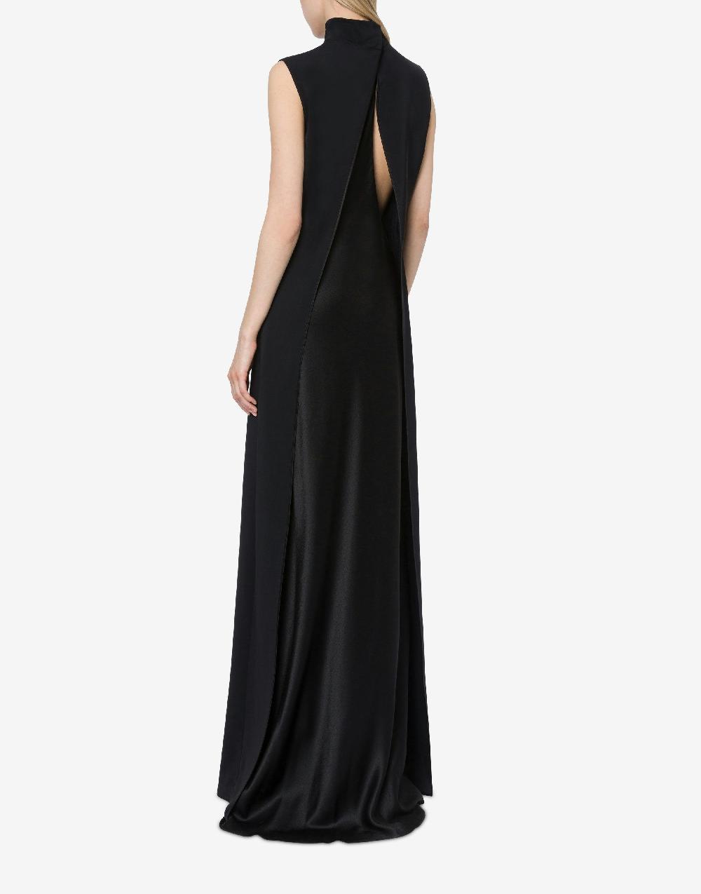 Alberta Ferretti Abito lungo in cady stretch Vendita Economica