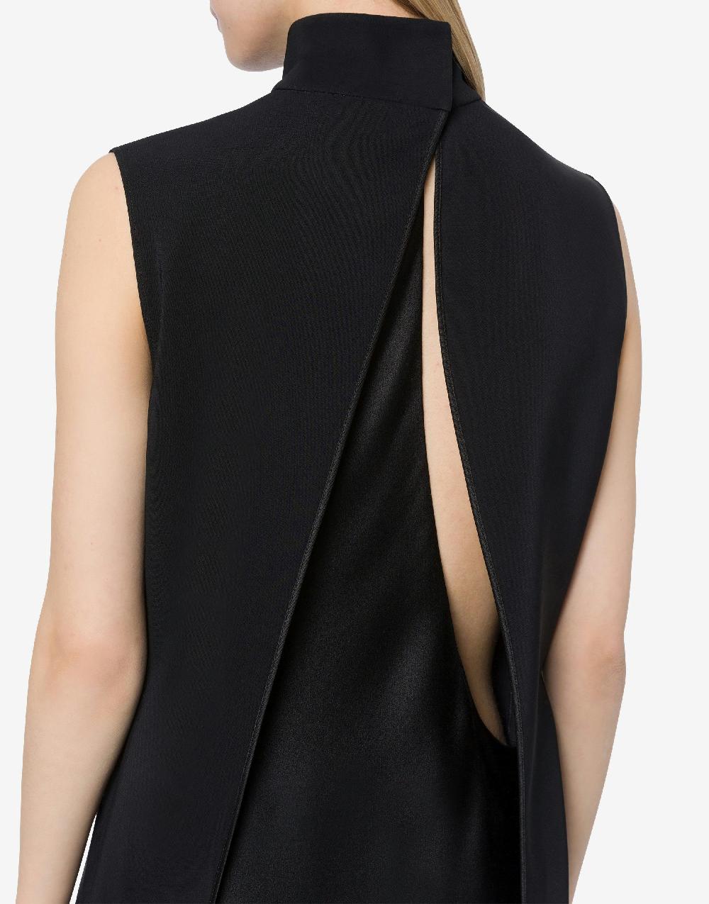 Alberta Ferretti Abito lungo in cady stretch Vendita Economica