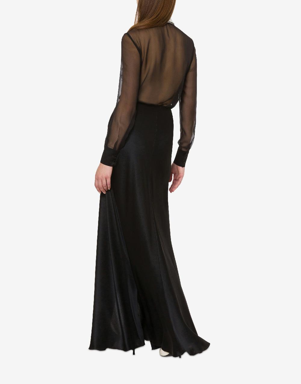 Alberta Ferretti Gonna lunga in raso Promozione Limitata