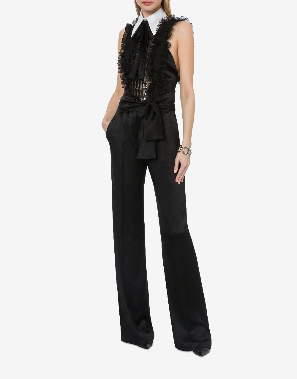 Alberta Ferretti Pantalone in raso Prezzo Ridotto