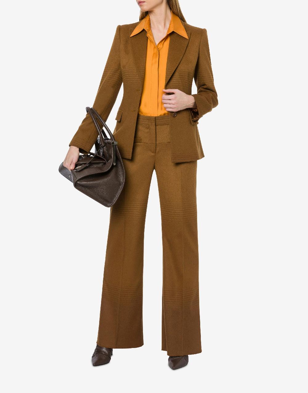 Alberta Ferretti Giacca in flanella sfumata In Vendita
