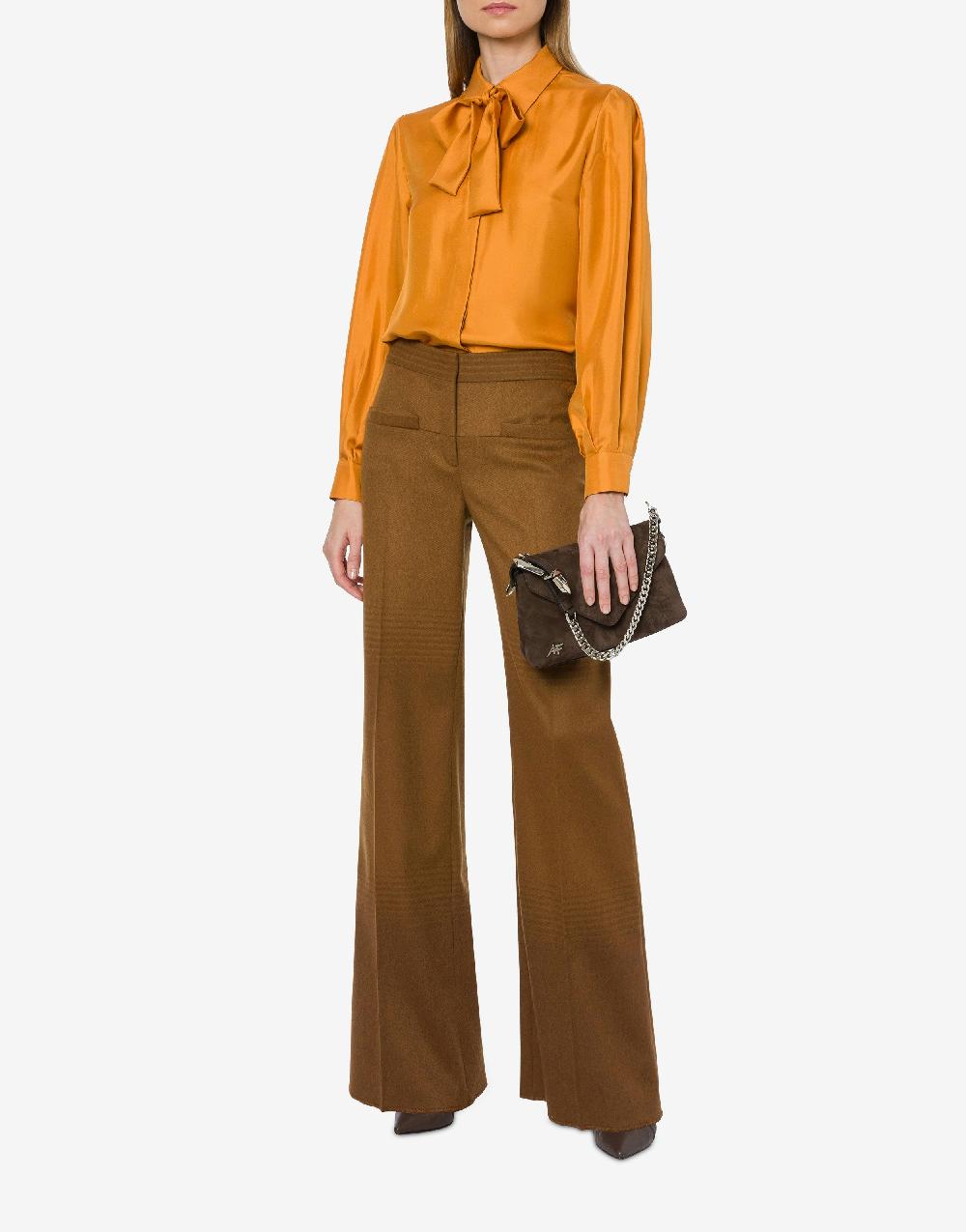 Alberta Ferretti Pantalone in flanella sfumata Saldi