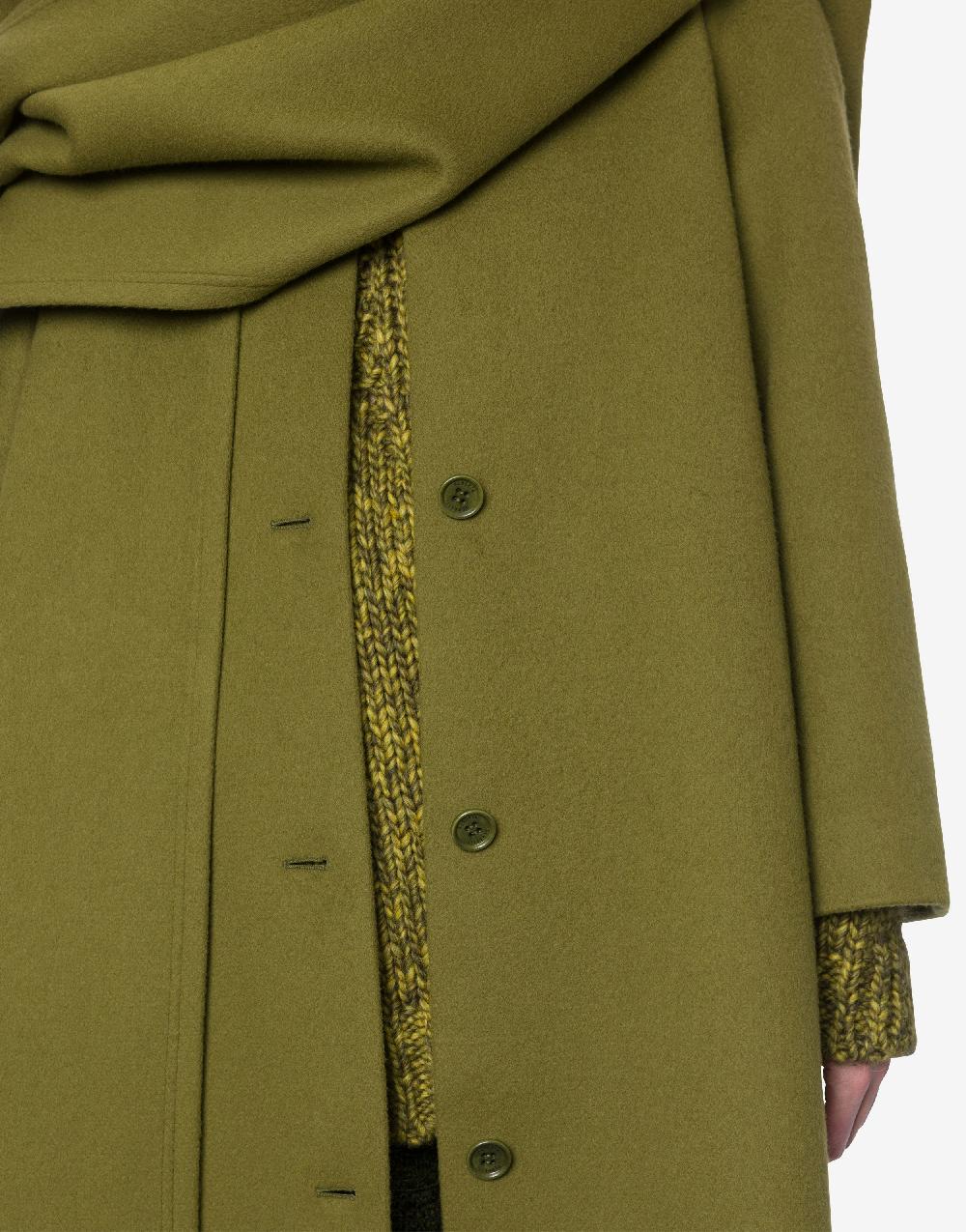 Alberta Ferretti Cappotto in panno di lana e cashmere Negozi Online