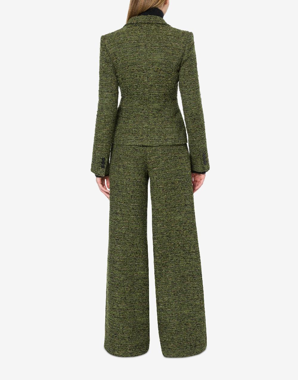 Alberta Ferretti Giacca in tweed bottonato Prezzo Ridotto
