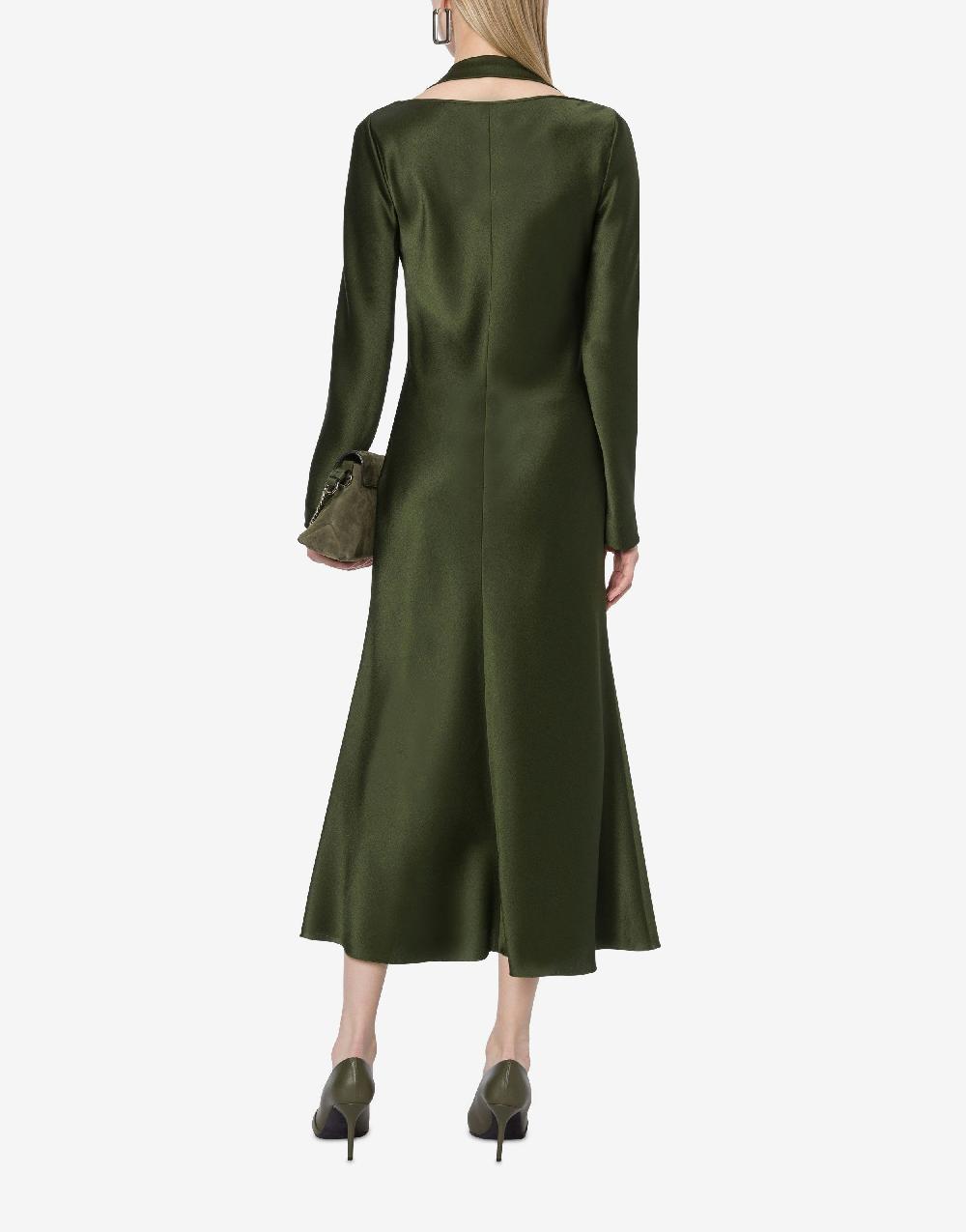 Alberta Ferretti Abito longuette in raso Convenienza
