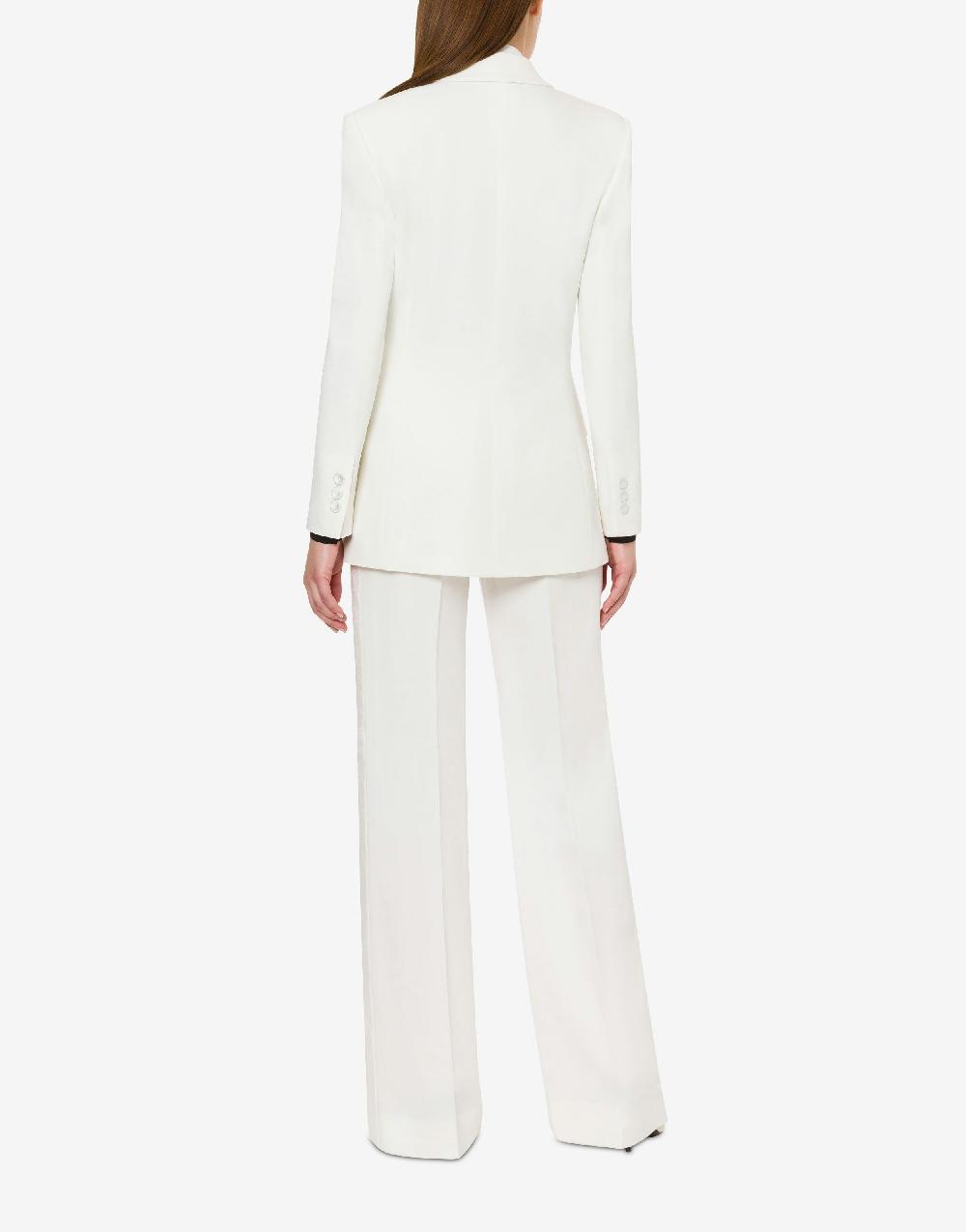 Alberta Ferretti Giacca doppiopetto in cady stretch Economico