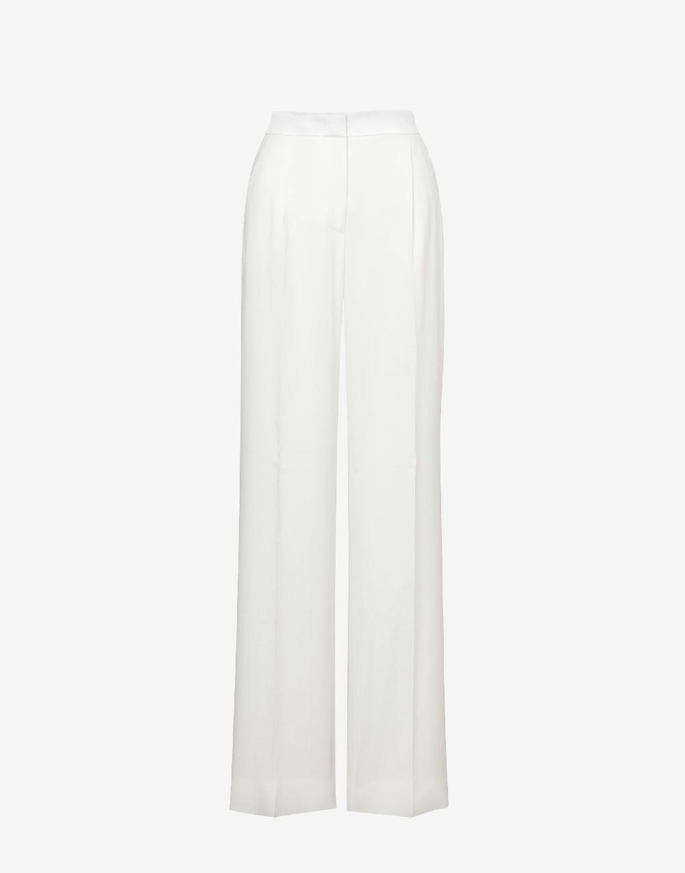Alberta Ferretti Pantalone in cady stretch con dettagli in raso Online