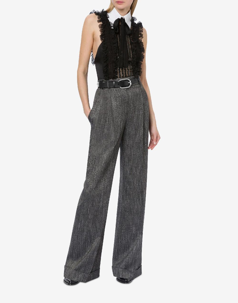 Alberta Ferretti Pantalone in chevron Vendite Flash