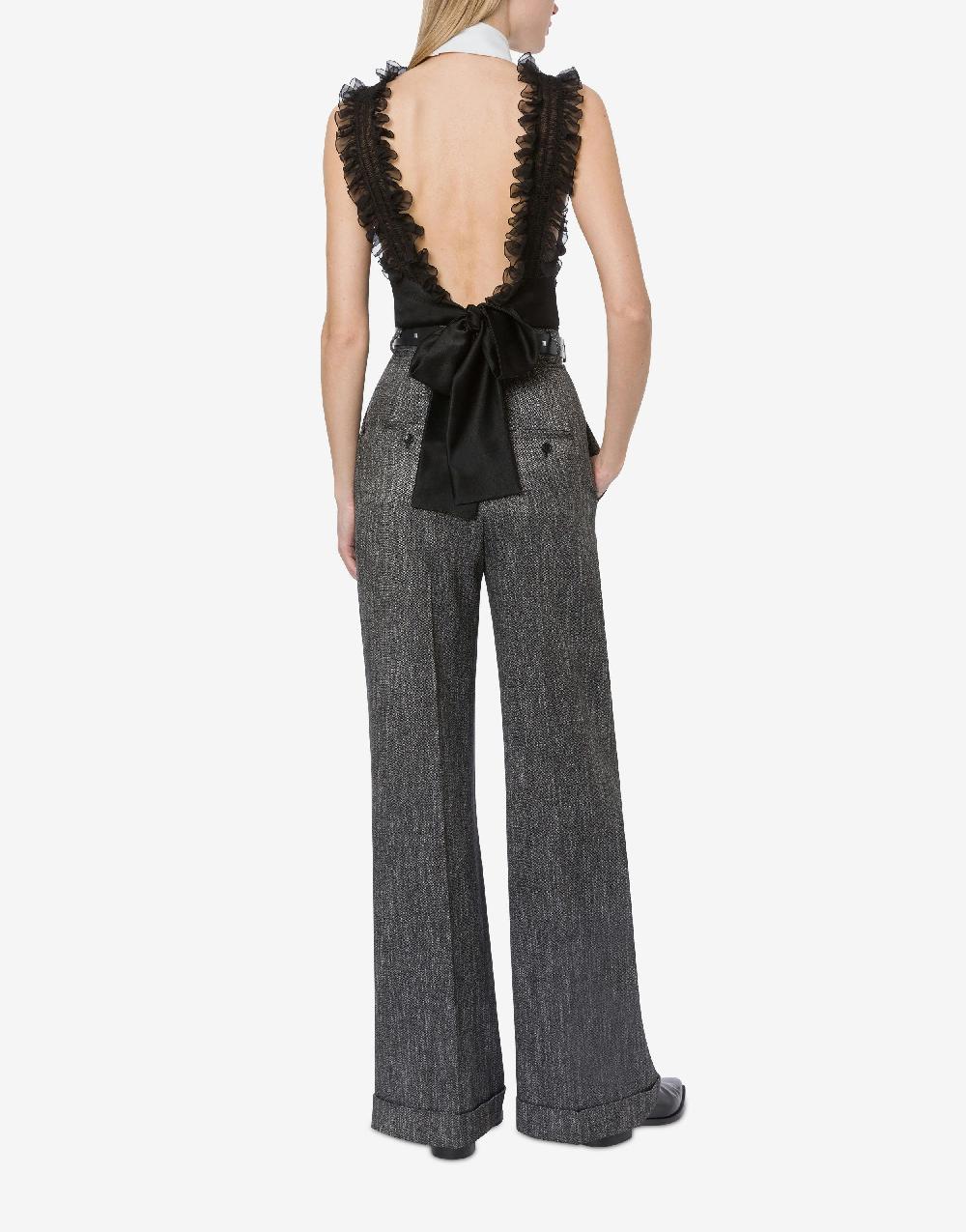Alberta Ferretti Pantalone in chevron Vendite Flash