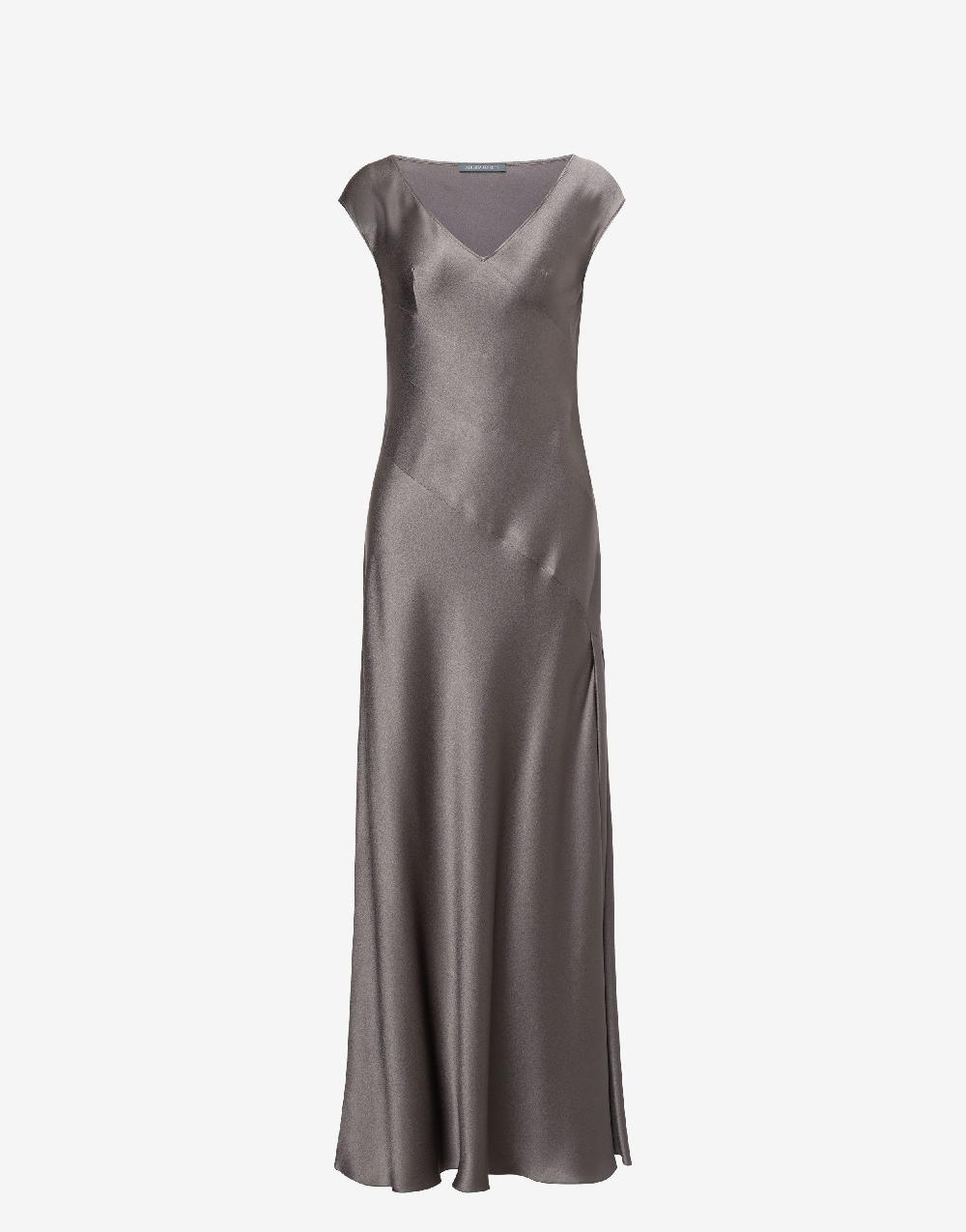 Alberta Ferretti Abito lungo in raso