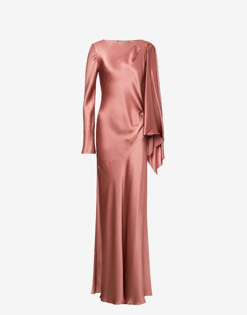 Alberta Ferretti Abito in raso Pezzi Unici