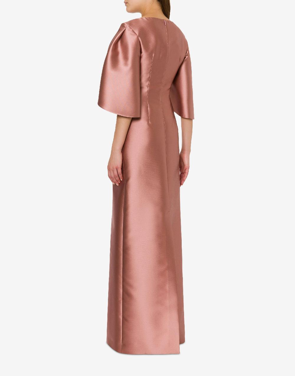 Alberta Ferretti Abito in mikado con maniche tulipano Vendita