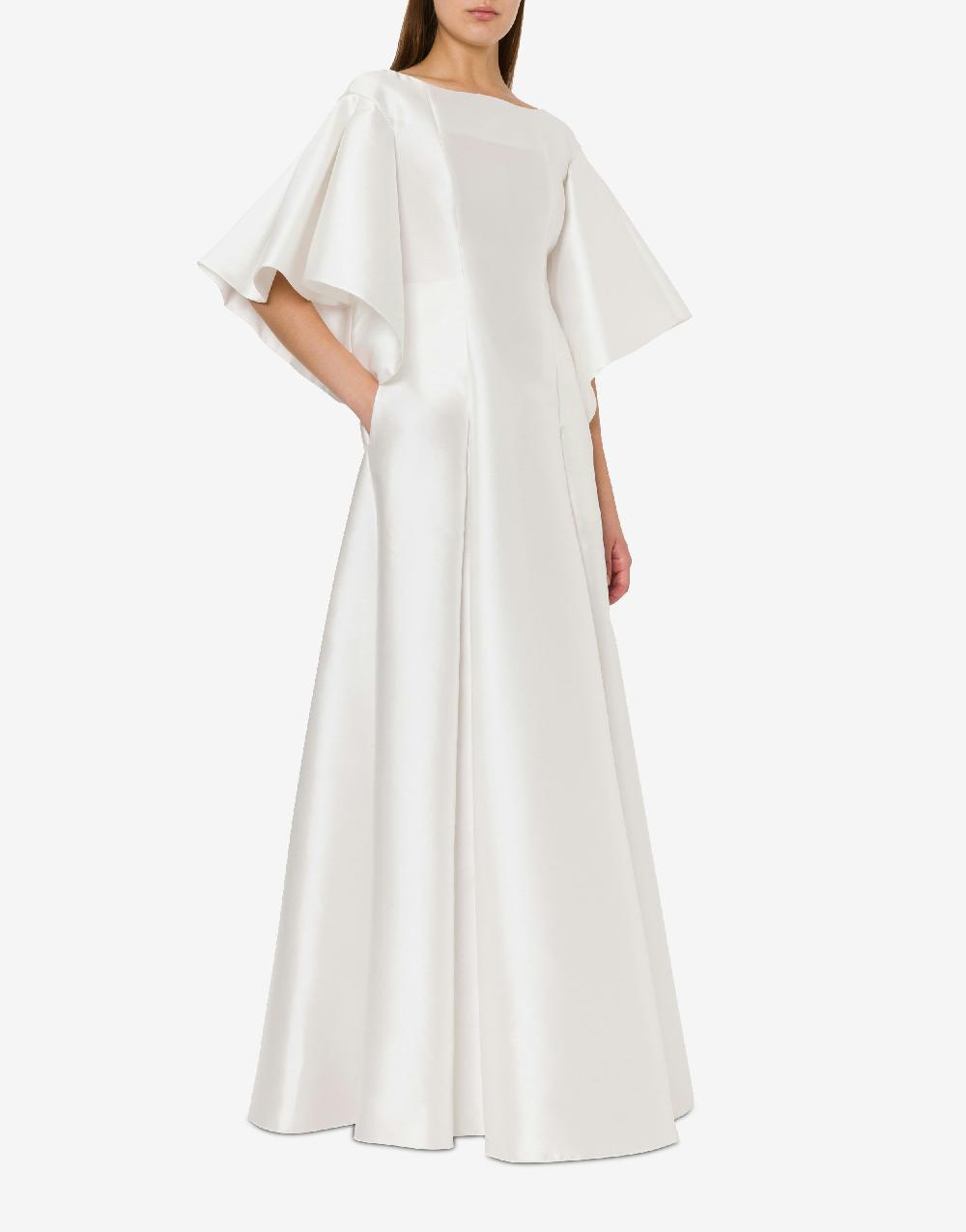 Alberta Ferretti Abito lungo in mikado Fino Al -60%